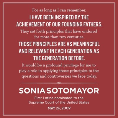 President Obama Honors Justice Sonia Sotomayor
