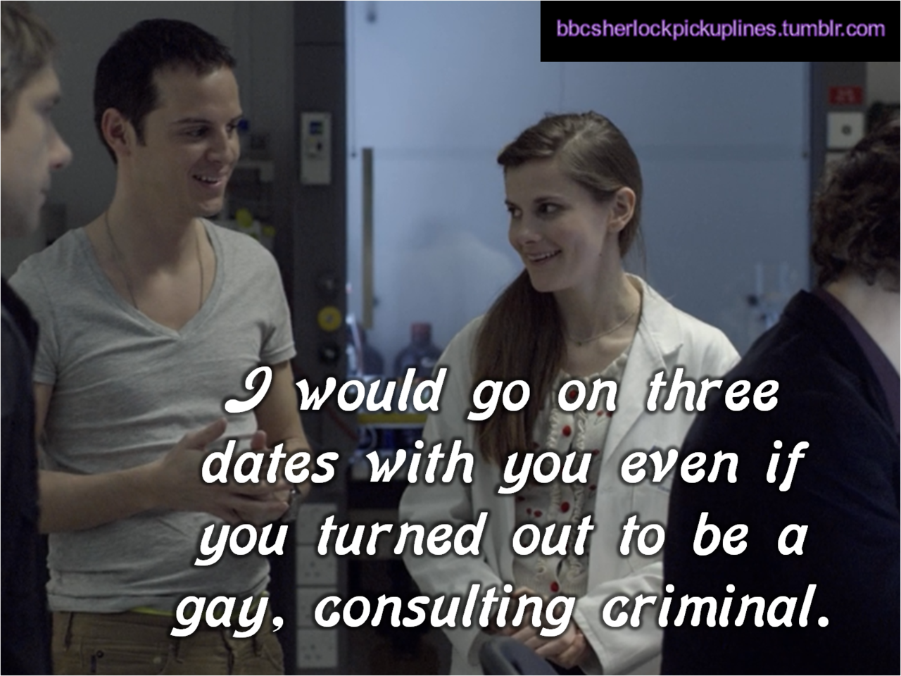 The best of Molly Hooper, from BBC Sherlock pick-up lines.