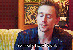 izhunny:izhunny:watsonista:Tom describes “how he does it” (x)Noboby loves Loki like Tom.Did I reblog