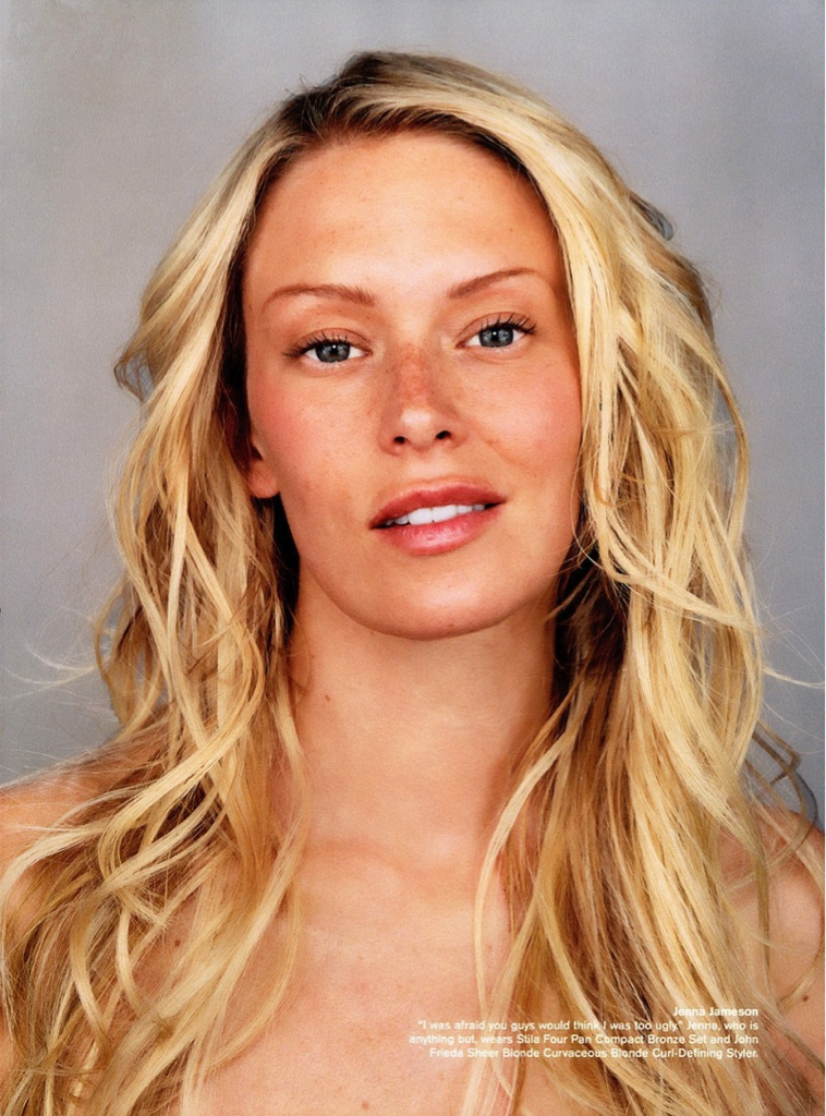 Jenna Jameson without make-up. It was easy to forget how gorgeous she was in the