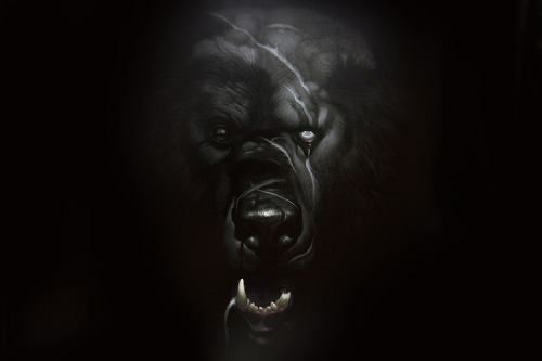 thepixargeek:  ▷ Brave (2012) concept art of Mordu by Steve Pilcher, Lou Hamou-Lhaj and Matt Nolte  BEARS. Bearsbearsbears. Bears.