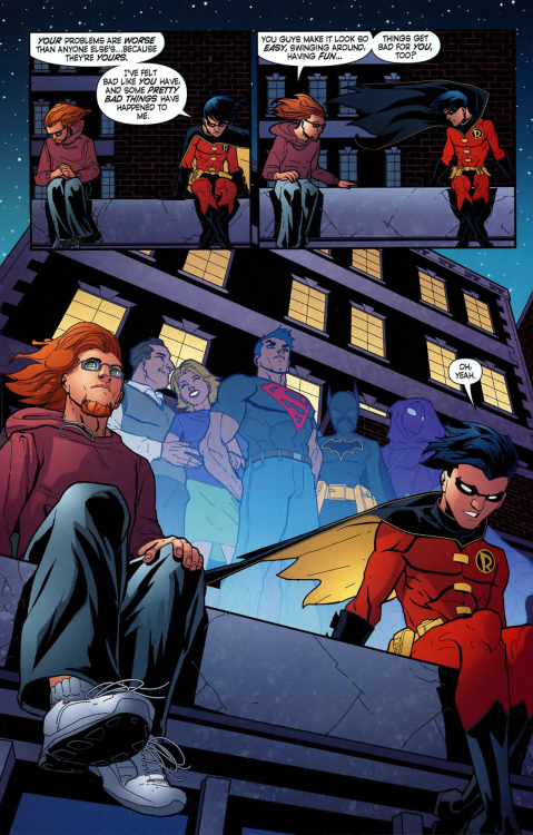 frozen-water-droplet: ironicwordsmith: So this is Tim Drake convincing someone not to go through wit