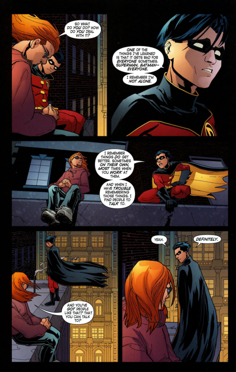 frozen-water-droplet: ironicwordsmith: So this is Tim Drake convincing someone not to go through wit