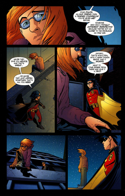 frozen-water-droplet: ironicwordsmith: So this is Tim Drake convincing someone not to go through wit