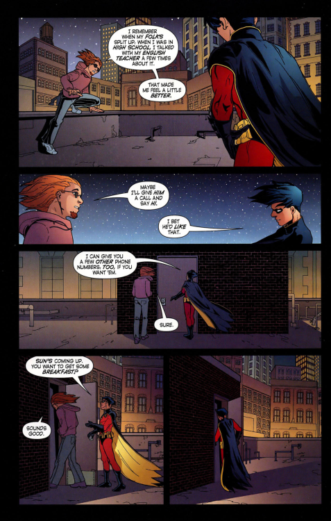 frozen-water-droplet: ironicwordsmith: So this is Tim Drake convincing someone not to go through wit