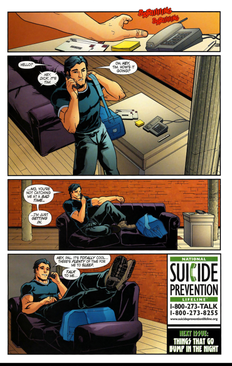 frozen-water-droplet: ironicwordsmith: So this is Tim Drake convincing someone not to go through wit