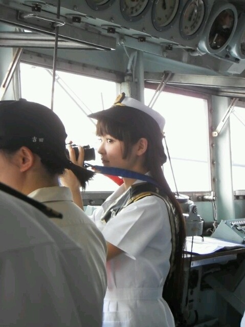 sjmp:  護衛艦「やまゆき」一日艦長・その１の画像 | 上坂すみれオフィシャルブログ「すみれの黙示録」Powered by A… 
