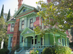 dailybungalow:  Heritage Square - Hale House_2 by jmckinley12 on Flickr.  Another view of the historic Hale House at Heritage Square in Los Angeles, CA. Built in 1887. 