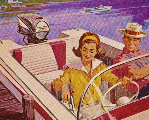 Evinrude Outboard Motors ad detail 1963