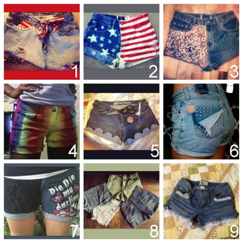 DIY Shorts from the DIY/everything tag by Creative DIY People on Tumblr PART TWO. All links go to th