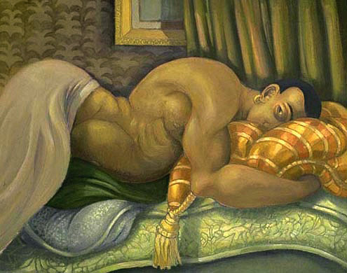 antonio-m:  The PillowJoseph Radocciaoil on canvas 