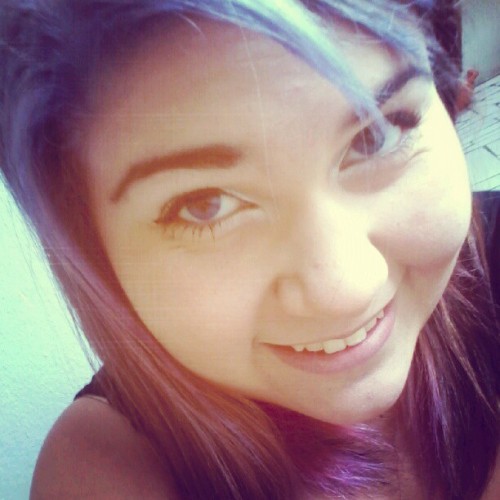 Porn #purple #hair #self  (Publicado com o Instagram) photos