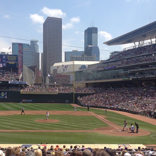 Can you see the heat? (Taken with Instagram at Target Field)