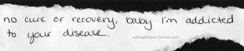 writingthelyrics:  “2 in the chest, 1 in the head” - new years day 