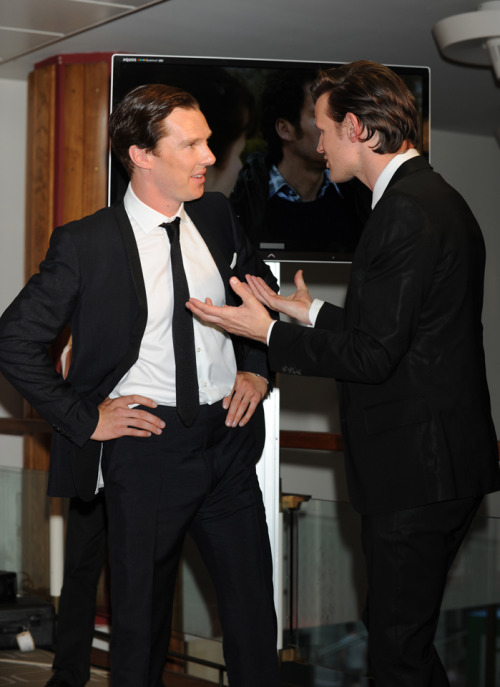 doctorwho:Probably their cheekbones.inspectahradio:I wonderhahahaha ok it may just be mebut the line