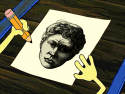penispolice:  how to draw a perfect circle -spongebob