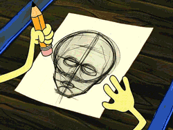 penispolice:  how to draw a perfect circle -spongebob