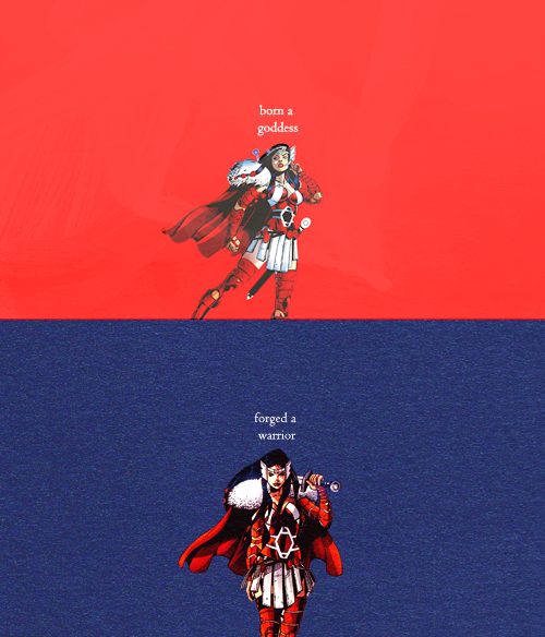 comicqueens:  I am the Lady Sif. Born a Goddess and forged a warrior. I have been