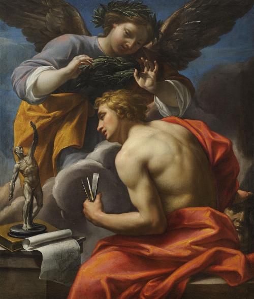 necspenecmetu:  Francesco Trevisani, Allegory of Sculpture, early 18th century 