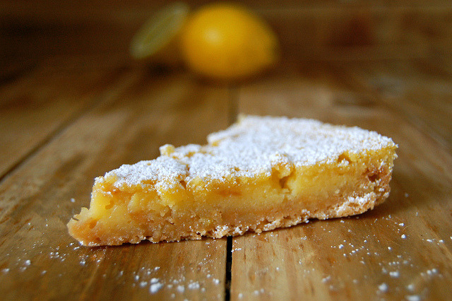 f-word:  creamy lemon tart photo by Alfriston Cottage 
