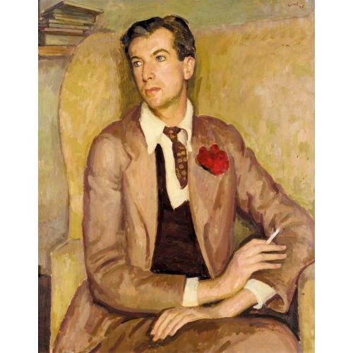 ptk:  Henry Lamb (British, 1885-1960). Portrait of Sir Cecil Beaton. Oil on canvas,