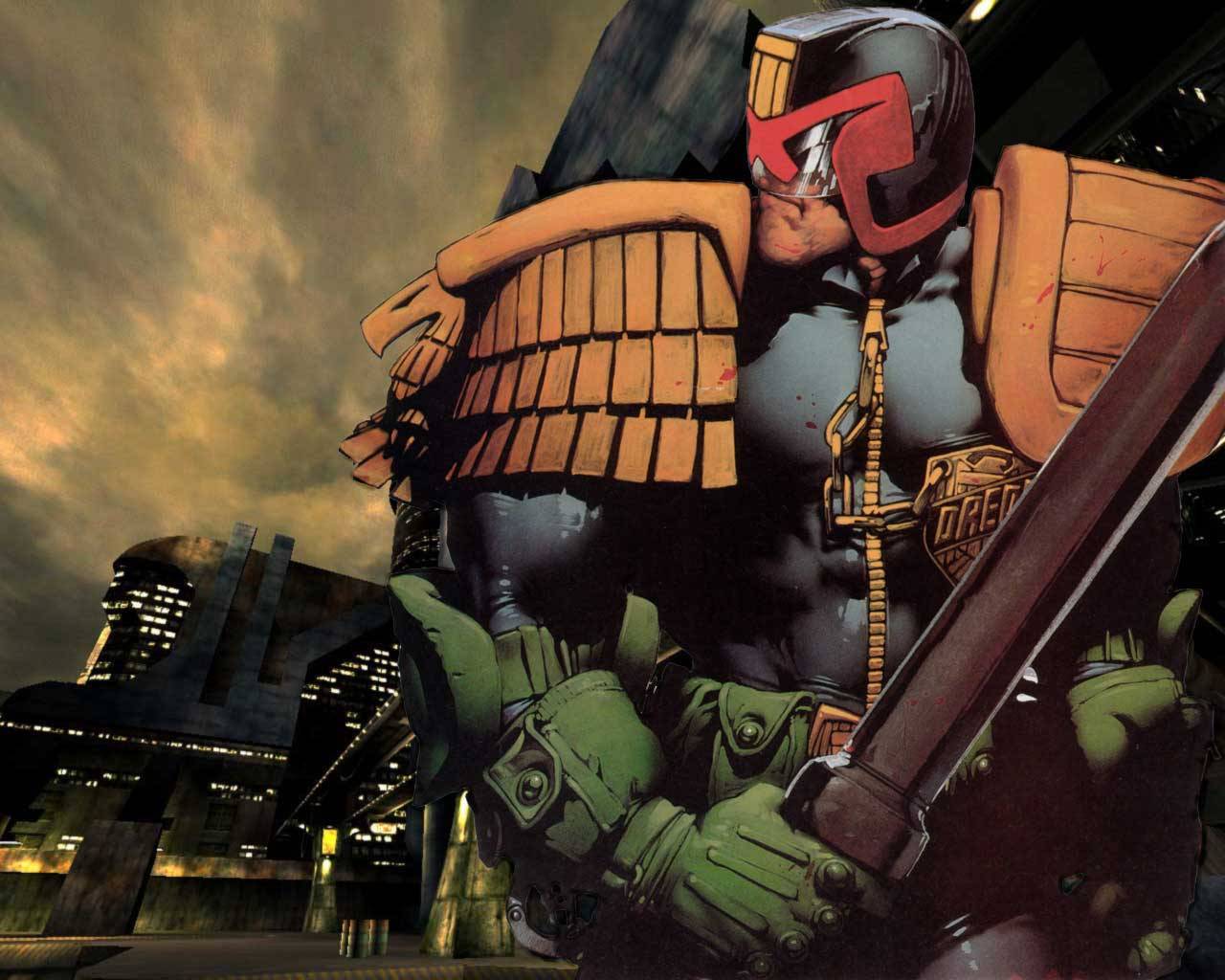 judge dredd comic wallpaper