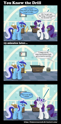 raritybestpony:  You Know the Drill by ~TheJourneysEnd 