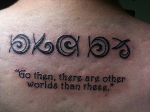 Lord of the Rings Tattoos — LiveJournal