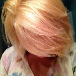 It’s extremely blonde now…oops