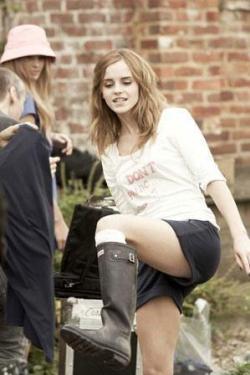 Don&rsquo;t Panic. Emma Watson Kicking.