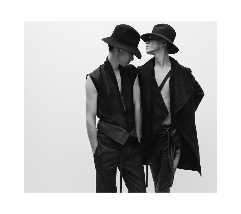 garcon-portraits:  Daisuke Ueda &amp; Sen Mitsuji for ato Fall 2011 