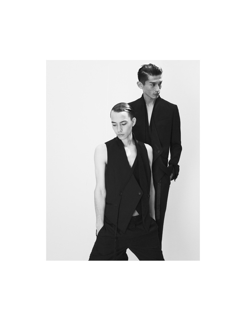 garcon-portraits:  Daisuke Ueda &amp; Sen Mitsuji for ato Fall 2011 