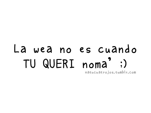 touch-me-without-fear:  &amp; Yo Ya No Soy Opción! ;)  Ya NO soy weona como