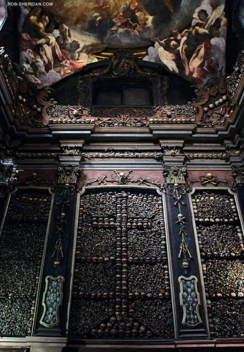 allwrappedinplain:san bernardino alle ossa (bone church). constructed circa 1269Rob Sheridan