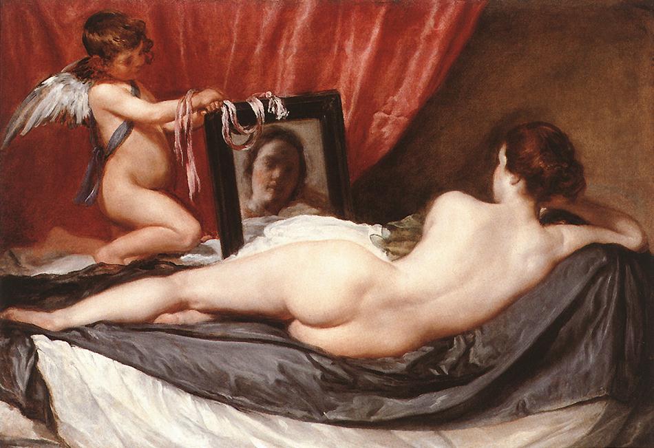 Titian s venus with a mirror
