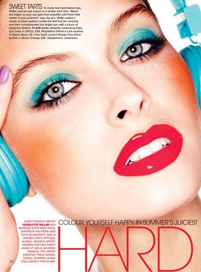 Pamela Bernier | Flare Magazine Makeup Artist: Charlotte Willer Photographer: Max Abidian