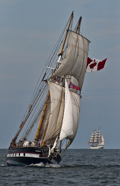 The Brigantine St. Lawrence II -Kudos to Matthey Kuhns for taking this amazing photo