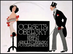 moika-palace:  Corsets Obersky ad by Julius