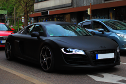 johnny-escobar:  Matte Black ABT Audi R8