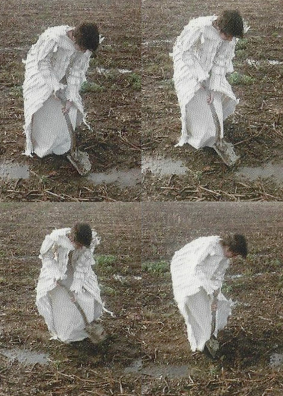 ankosv:  process and development images for the tangent flows, hussein chalayan 1993