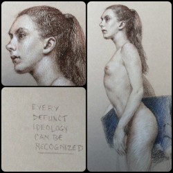 Every defunct ideology can be recognized. Drawing by TWS. (Taken with instagram)