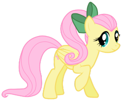 kezx-ps3:  Fluttershy With A Ponytail by