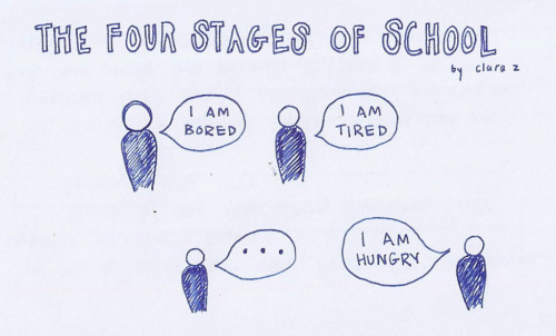 aquaticwonder:  Four Stages of School