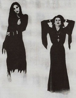 squelettedelicieux:Rozz Williams &amp; Eva O (Shadow Project)