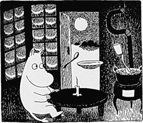 Tove Jannson&rsquo;s Moomintroll via (Pinterest)