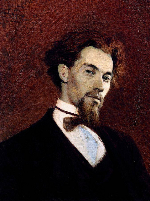flashandfootle:  Kramskoy, Ivan (1837-1887) - 1871 Portrait of the Artist Konstantin