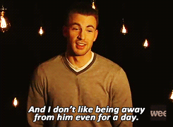  Chris Evans talking about his dog.  It&rsquo;s so beautiful. y_y