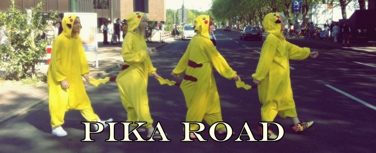 whitetigermiharu:  Me amd my friends doin’ the Abby Road Cover.I’m the second