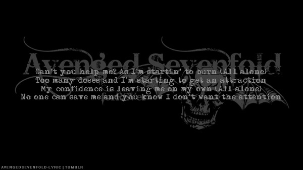 Lyrics for Acid Rain by Avenged Sevenfold - Songfacts