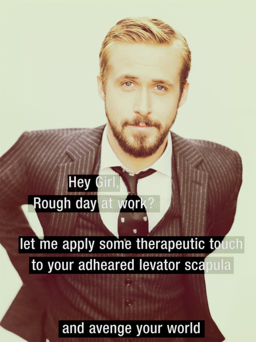 Massage Therapist Ryan Gosling has returned.